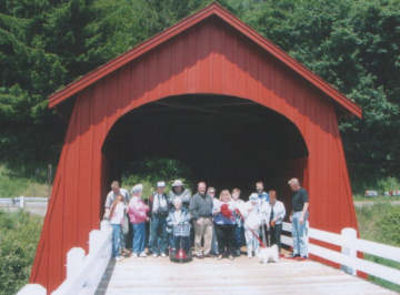 Fisher School Bridge. Photo by Bill Cockrell,
June 4, 2005